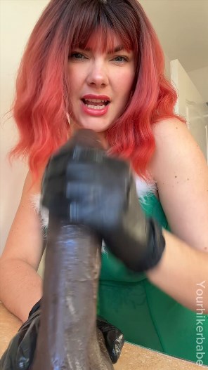 Yourhikerbabe - Latex Glove Tease Sissy Humiliation and BBC Worship Handjob